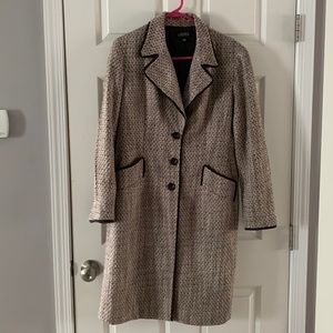 Kasper Tweed knee length blazer coat